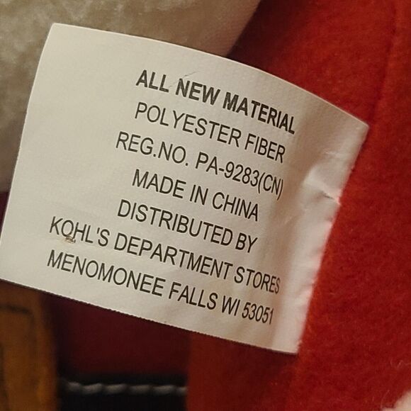 Soft Stuffed Santa Claus Door Hanger Long Wooden Bead Legs Christmas Decor New - Picture 5 of 11